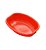 Cumbuca Oval Descartável 10cm Vermelho - 10 unidades - Trik Trik - Rizzo Embalagens - Imagem 1