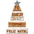 Placa Decorativa em MDF - Decor Home Natal - Fé Faz Tudo Ser Possível- DHN-035 - LitoArte - Rizzo Embalagens - Imagem 1