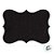Tag Decorativa - Moldura Preta - 6,5x4,5cm - 10 Unidades - Rizzo - Imagem 2