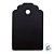 Tag Decorativa - Preto com Furo - 4,5x7cm - 10 Unidades - Rizzo - Imagem 2