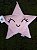 Estrela Color Rosa em Feltro G - 01 unidade - Pé de Pano - Rizzo Embalagens - Imagem 3