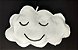 Nuvem Decorativa  Branca em Feltro P - 01 unidade - Pé de Pano - Rizzo Embalagens - Imagem 2