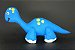 Dinossauro Baby Azul em Feltro - 01 Unidade - Pé de Pano - Rizzo Festas - Imagem 1