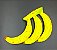 Banana em Feltro - 01 Unidade - Pé de Pano - Rizzo Festas - Imagem 1