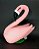Flamingo Rosa Escuro em Feltro - 01 Unidade - Pé de Pano - Rizzo Festas - Imagem 1
