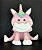 Unicornio Baby Medio Rosa em Feltro - 01 Unidade - Pé de Pano - Rizzo Festas - Imagem 1