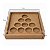 Caixa 10 Brigadeiros Árvore de Natal - Kraft - 5 unidades - Assk - Rizzo - Imagem 3