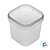 Pote com Lacre Quadrado com Tampa 220ml - 10 unidades - Plastilania Rizzo Confeitaria - Imagem 2