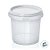 Pote Lacre Redondo com Tampa 220ml - 10 unidades - Plastilania - Rizzo Embalagens - Imagem 3