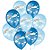 Balão de Festa Decorado Chuva de Amor - Azul 9" 23cm - 25 Unidades - Balões São Roque - Imagem 1