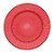 Sousplat Trançado Vermelho 33cm - 01 unidade - Cromus Natal - Rizzo Embalagens - Imagem 1