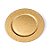 Sousplat Quadriculado Ouro 33cm - 01 unidade - Cromus Natal - Rizzo Embalagens - Imagem 1