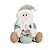 Noel Sentado com Saco de Presente 25cm - 01 unidade - Neo Mint - Cromus Natal - Rizzo Embalagens - Imagem 1