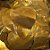 Confete Coração Metalizado 25g - Dourado Dupla Face - Rizzo Embalagens - Imagem 3