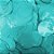 Confete Redondo Metalizado 25g - Azul Celeste Dupla Face - Rizzo Embalagens - Imagem 2