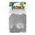 Confete Redondo Metalizado 25g - Prata Dupla Face - Rizzo Embalagens - Imagem 1