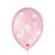 Balão de Festa Decorado Ursinho - Rosa Tutti Frutti e Branco 9" 23cm - 25 Unidades - São Roque - Rizzo Balões - Imagem 1