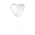 Balão de Festa Látex Coração - Transparente - São Roque - Rizzo Balões - Imagem 1