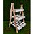 Decoração MDF Escada de Mesa Pinus Bandeja Ripada - 01 unidade - Mara Móveis - Rizzo - Imagem 1