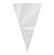 Mini Cone Festa Transparente - 14x23cm - 50 unidadas - Cromus - Rizzo - Imagem 1