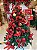 Kit Decoração Vermelho para Árvore de Natal 120cm - 01 unidade - Cromus Natal - Rizzo Embalagens - Imagem 1