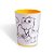 Copo para Colorir Color Cup Dinossauro - Laranja - 10cm - 1 unidade - Rizzo - Imagem 2