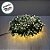 Cordão de LED Pisca Pisca Luz Quente Clara com Fio Verde 500 Leds com Strobos - 10m Bivolt - 1 unidade - Cromus - Rizzo - Imagem 1