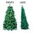 Árvore Parede 363 hastes Verdes 150cm - 1 unidade - Cromus Natal - Rizzo - Imagem 2