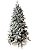 Árvore Rosário Nevada 210cm - 01 unidade - Cromus Natal - Rizzo Embalagens - Imagem 1