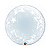 Balão de Festa Deco Bubble 24" - Estrelas Elegantes - 01 Unidade - Qualatex - Rizzo Balões - Imagem 1