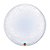 Balão de Festa Bubble Duplo 24" 60cm - Flocos de Neve - 01 Unidade - Qualatex - Rizzo Balões - Imagem 1