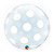 Balão de Festa Bubble Duplo 20" 51cm - Pontos Polka Grandes - 01 Unidade - Qualatex - Rizzo Embalagens - Imagem 1