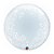 Balão de Festa Bubble Duplo 24" 60cm - Filigrana Chique Branco - 01 Unidade - Qualatex - Rizzo Balões - Imagem 1