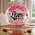 Balão de Festa Bubble 22" 56cm - Love You Coração - 01 Unidade - Qualatex - Rizzo Balões - Imagem 1