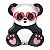 Balão de Festa Microfoil 32" 81cm - Panda Apaixonado - 01 Unidade - Qualatex - Rizzo Balões - Imagem 1