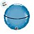 Balão de Festa Microfoil 18" 45cm - Redondo Chrome Azul - 01 Unidade - Qualatex - Rizzo Embalagens - Imagem 3