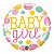 Balão de Festa Microfoil 18" 45cm - Baby Girl - 01 Unidade - Qualatex - Rizzo Embalagens - Imagem 1