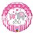 Balão de Festa Microfoil 18" 45cm - É Uma Menina Elefante - 01 Unidade - Qualatex - Rizzo Embalagens - Imagem 1