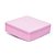 Lata Quadrada para Lembrancinha Rosa G - 19,5x5,5cm - 01 unidade - Artegift - Rizzo Embalagens - Imagem 1