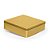 Lata Quadrada para Lembrancinha Ouro G - 19,5x5,5cm - 01 unidade - Artegift - Rizzo Embalagens - Imagem 1