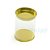 Tubo Lata Ouro - 8,5x6,3cm - 06 unidades - Artegift - Rizzo Embalagens - Imagem 1
