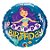 Balão de Festa Microfoil 18" 45cm - Happy Birthday Sereia - 01 Unidade - Qualatex - Rizzo Embalagens - Imagem 1