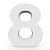 Numero MDF Branco com 12cm de Altura - Rizzo Embalagens - Imagem 10