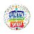 Balão de Festa Microfoil 18" 45cm - Happy Birthday to You Colorido - 01 Unidade - Qualatex - Rizzo Balões - Imagem 1