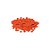 Confete Metálico Quadrado para Balão Pacote com 100g 1cm - Vermelho - 01 Unidade - Cromus Balloons - Rizzo Embalagens - Imagem 1