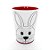 Copo para Colorir Color Cup Coelho de Páscoa - Laranja - 10cm - 1 unidade - Rizzo - Imagem 2