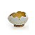 Casca Ovo em Deitado com Suporte de Fibra Branco - 12cm x 8cm - Cromus Páscoa - Rizzo Embalagens - Imagem 1