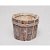 Cachepot de Madeira Rústica e Cordas - 10 x 15 cm - Cromus Páscoa- Rizzo Embalagens - Imagem 1