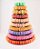 Torre Para 237 Macarons (10 Pisos) Cristal San Felipo Rizzo - Imagem 1