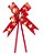 Laço Fácil Estrela Vermelha e Ouro - 10 unidades - Cromus - Rizzo Embalagens - Imagem 1